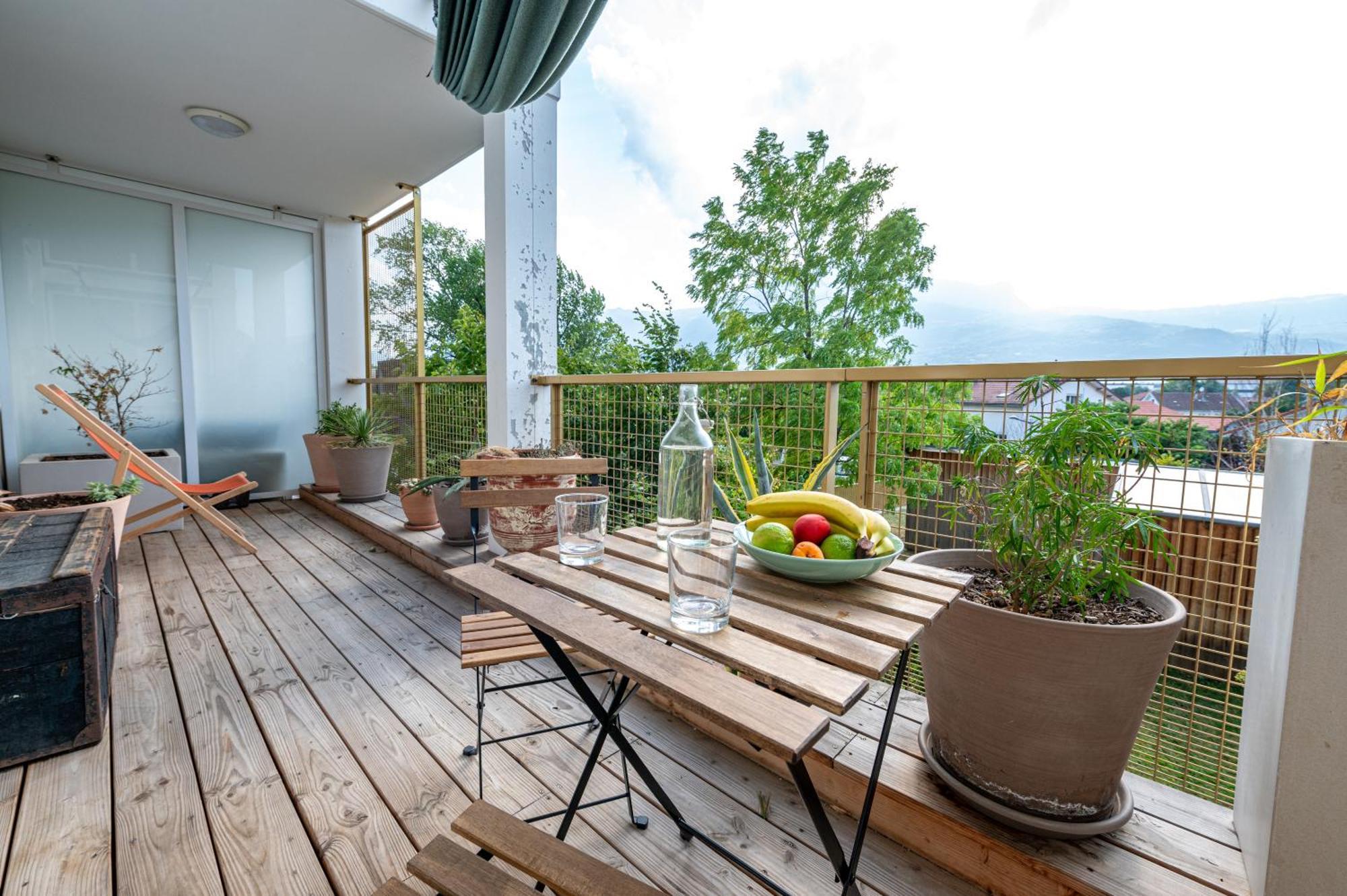 Calme Et Verdure: Vue Montagne - Terrasse - Wifi Grenoble Luaran gambar